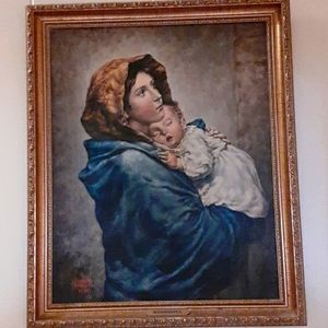 Handmade portrait painting